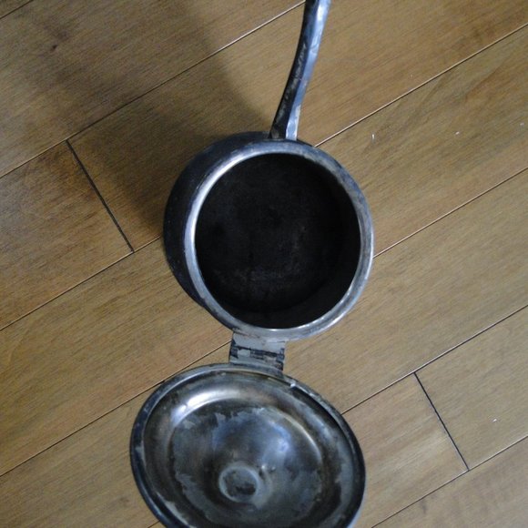 ANTIQUE PEWTER TEAPOT - Picture 4 of 7